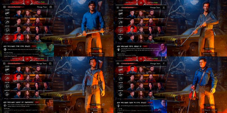 Evil Dead: Cómo subir de nivel a los sobrevivientes (la forma rápida) 2 Todos los personajes de Evil Dead El juego.5