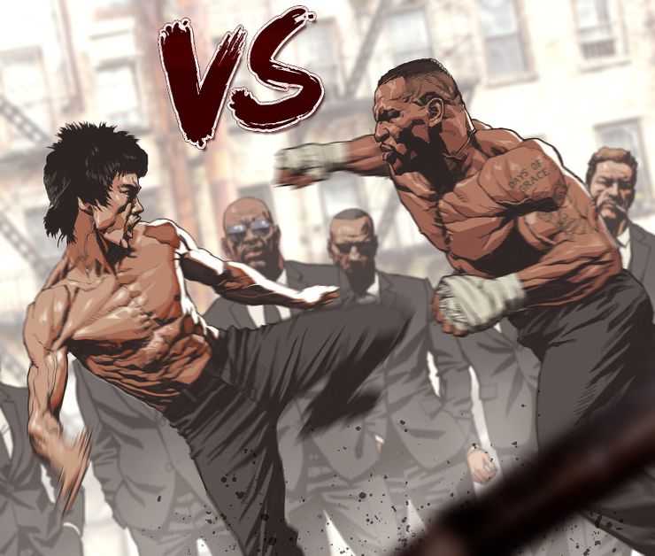Bruce Lee Vs Mike Tyson Art imagina la pelea entre dos leyendas 2 Bruce Lee Vs Mike Tyson Art imagina la pelea entre.5