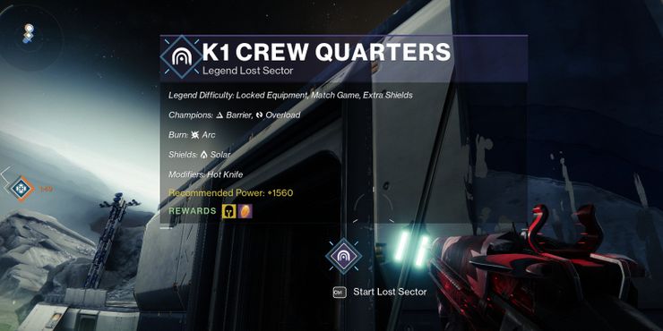 Destiny 2: Legend (& Master) K1 Crew Quarters Guía del sector perdido 2 Destiny 2 Legend Master K1 Crew Quarters Guia del.5
