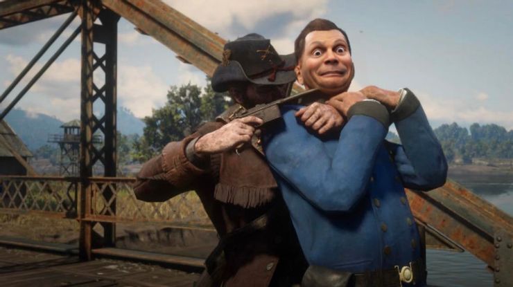 El filtro de Snapchat convierte a Red Dead Redemption 2 en comedia dorada 2 El filtro de Snapchat convierte a Red Dead Redemption 2.5