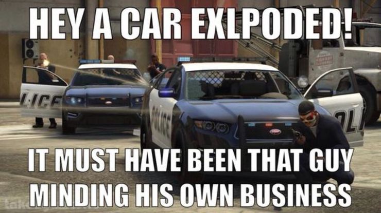 Grand Theft Auto V: 10 memes que resumen a la perfección el juego 2 Grand Theft Auto V 10 memes que resumen a la.5