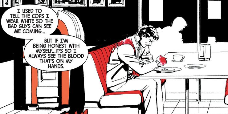 Moon Knight revela la VERDADERA razón por la que siempre viste de blanco 2 Moon Knight revela la VERDADERA razon por la que siempre.5