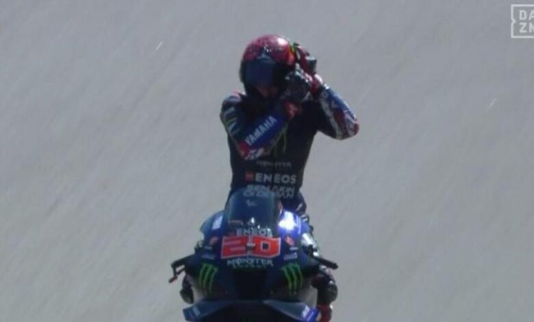Quartararo, el rey de "las cosas raras", ahora la visera 1 Quartararo, el rey de "las cosas raras", ahora la visera