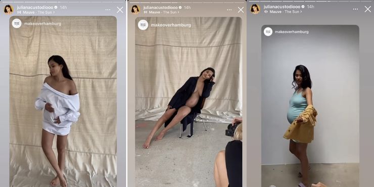 Todo en 90 Días: Juliana comparte clips de BTS de una tórrida sesión de fotos de embarazo 2 Todo en 90 Dias Juliana comparte clips de BTS de.5