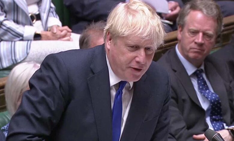 Boris Johnson asegura que "seguirá adelante" como primer ministro mientras la ola de renuncias continúa 1 Boris Johnson asegura que "seguirá adelante" como primer ministro mientras la ola de renuncias continúa