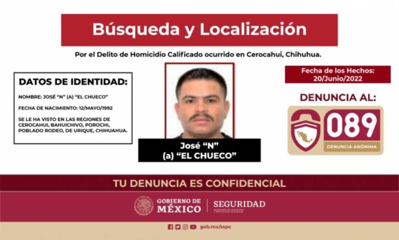 En 2019, fuerzas federales estuvieron 'a cuadras' de capturar a 'El Chueco': Corral 1 En 2019, fuerzas federales estuvieron 'a cuadras' de capturar a 'El Chueco': Corral