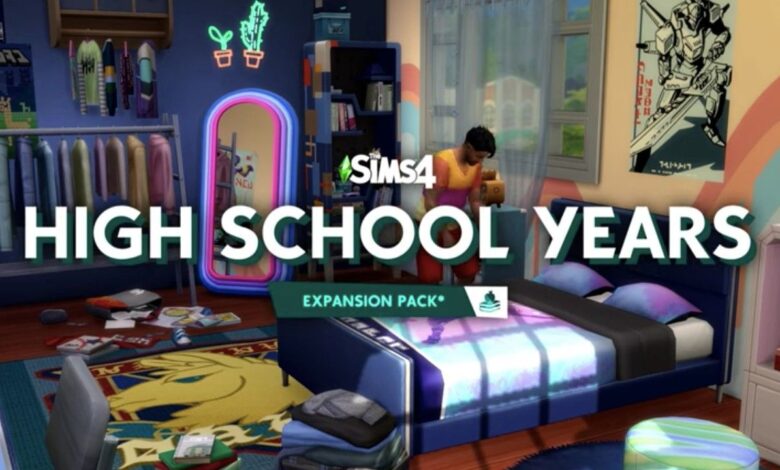Todo en el paquete de expansión Años de escuela secundaria de Sims 4