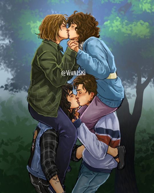 Cosas más extrañas: 10 mejores fan arts de Steve y Eddie 6 1660046670 176 Cosas mas extranas 10 mejores fan arts de Steve y.5