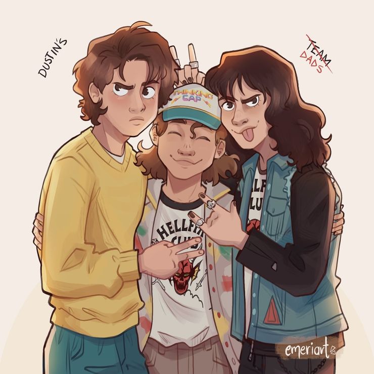 Cosas más extrañas: 10 mejores fan arts de Steve y Eddie 9 1660046684 929 Cosas mas extranas 10 mejores fan arts de Steve y.5