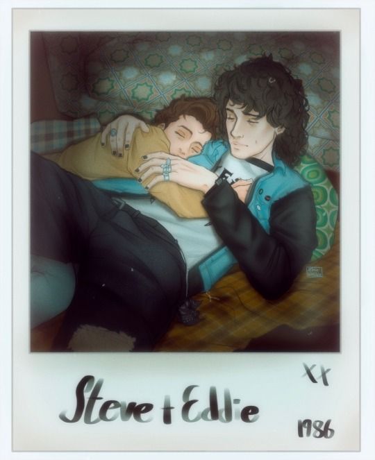 Cosas más extrañas: 10 mejores fan arts de Steve y Eddie 10 1660046689 743 Cosas mas extranas 10 mejores fan arts de Steve y.5