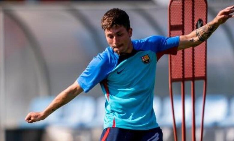 Aranda y Ghailan, lesionados en el Barça Atlètic 1 Aranda y Ghailan, lesionados en el Barça Atlètic