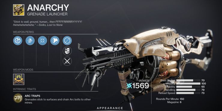 Destiny 2: Cómo conseguir la anarquía (lanzagranadas pesado exótico) 2 Destiny 2 Como conseguir la anarquia lanzagranadas pesado