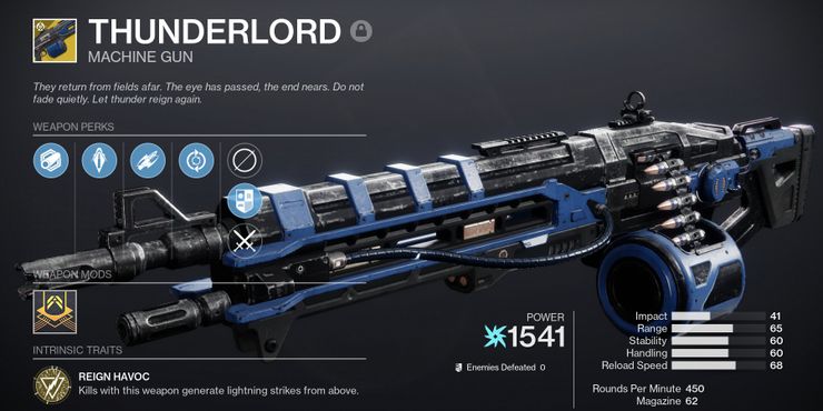 Destiny 2: Cómo obtener Thunderlord (ametralladora exótica) 2 Destiny 2 Como obtener Thunderlord ametralladora