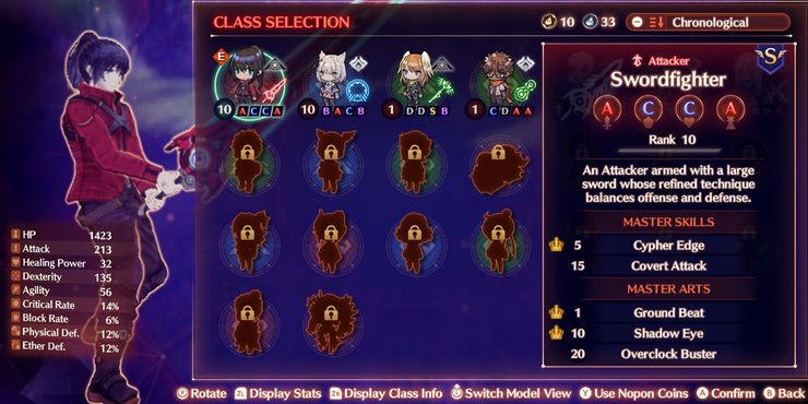 Xenoblade 3: las mejores clases para cada personaje 2 El sistema de clases de Xenoblade Chronicles 3 es incluso.5