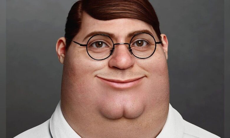 Family Guy Live-Action Peter Griffin Art es puro combustible de pesadilla 1 Family Guy Live-Action Peter Griffin Art es puro combustible de pesadilla