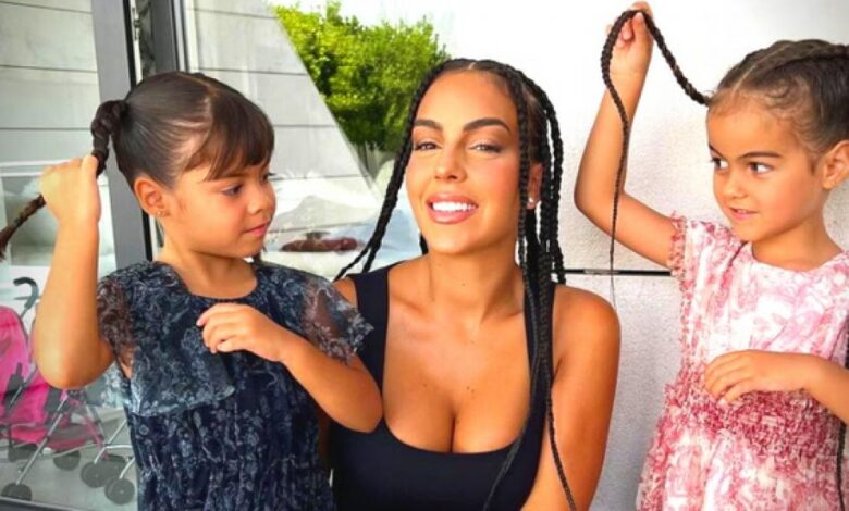 Georgina comparte el baile más divertido de sus hijas 1 Georgina comparte el baile más divertido de sus hijas