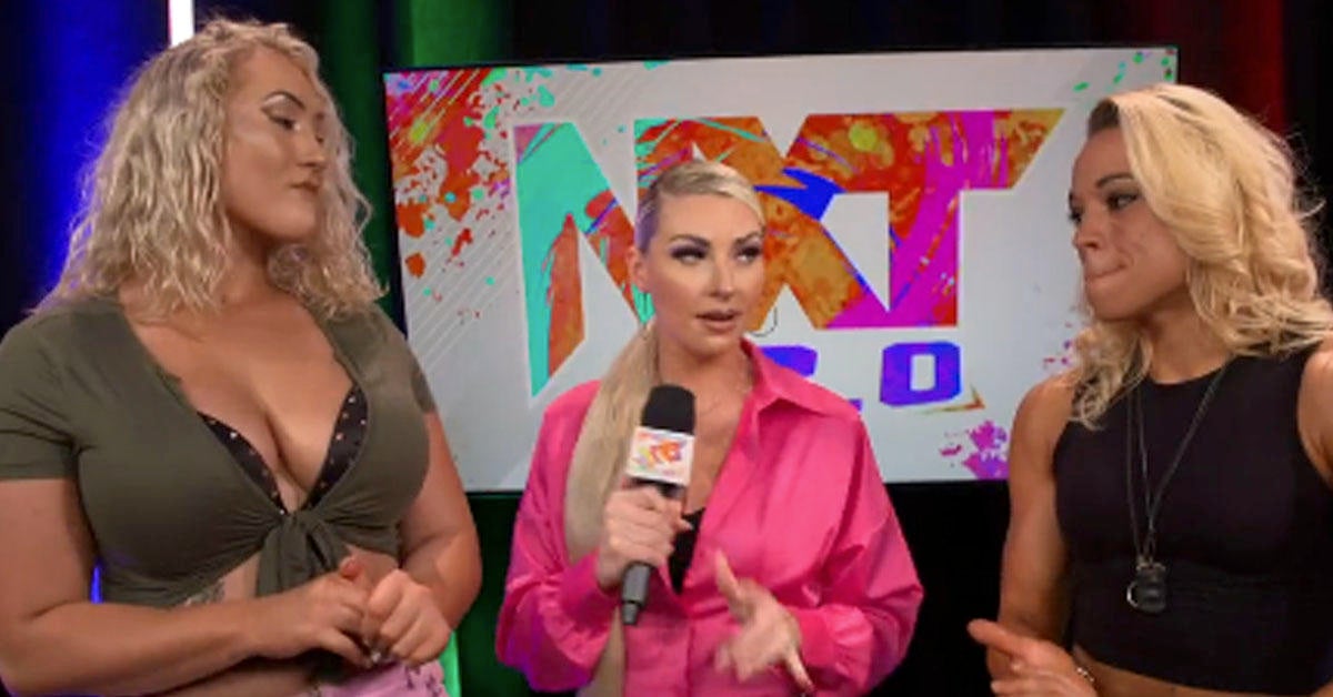 Nikkita Lyons y Zoey Stark de NXT se dirigen al equipo del Torneo de Parejas Femenil de WWE 1 Nikkita Lyons y Zoey Stark de NXT se dirigen al