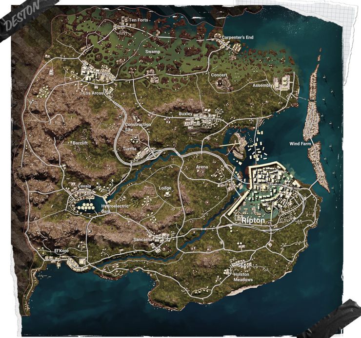 PUBG: los mejores lugares de entrega en Deston 2 PUBG los mejores lugares de entrega en Deston.5