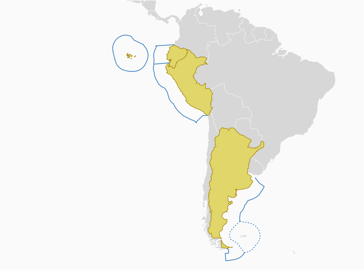 Las operaciones pesqueras de China activan las alarmas en todo el mundo 6 mapa base del globo