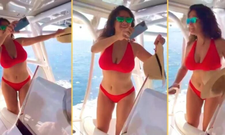 Salma Hayek celebra su 56 cumpleaños por todo lo alto: bailando a bordo de un yate 1 Salma Hayek celebra su 56 cumpleaños por todo lo alto: bailando a bordo de un yate