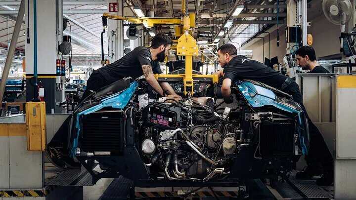 El último Lamborghini Aventador ya fue fabricado 3 lambo production