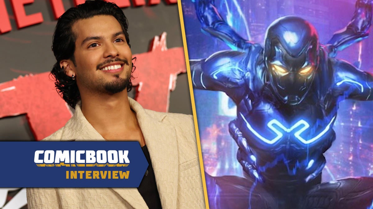 Blue Beetle Star Xolo Maridueña sobre unirse al Universo DC en su propia película en solitario (exclusiva) 1 Blue Beetle Star Xolo Mariduena sobre unirse al Universo DC