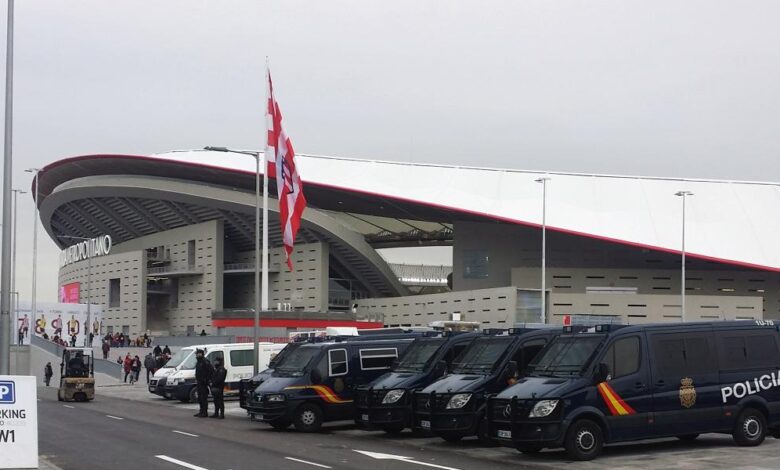 Más de mil efectivos de seguridad para el Atlético de Madrid-Bayer Leverkusen 1 Más de mil efectivos de seguridad para el Atlético de Madrid-Bayer Leverkusen