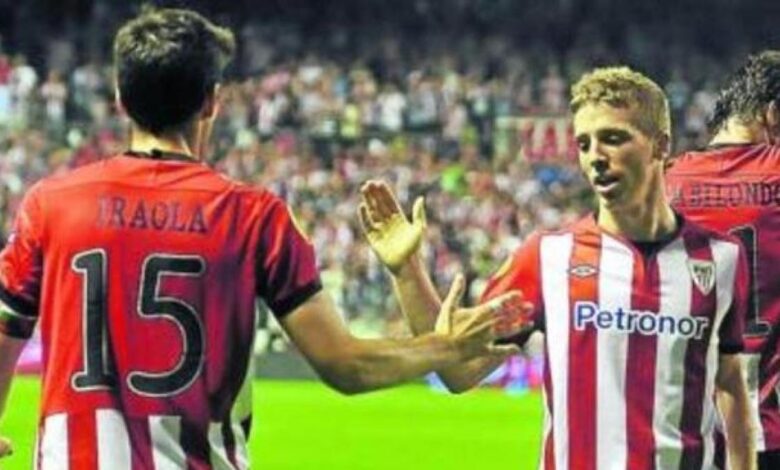Muniain puede superar a Iraola este domingo 1 Muniain va en busca de Iraola en el Athletic