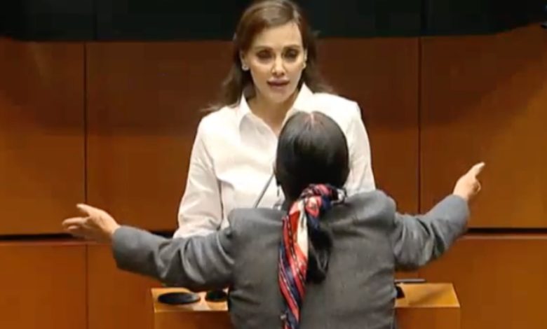 Senadora Lucía Trasviña encara a Lilly Téllez: '¡Yo no soy hiena, respétame…!' | Video
