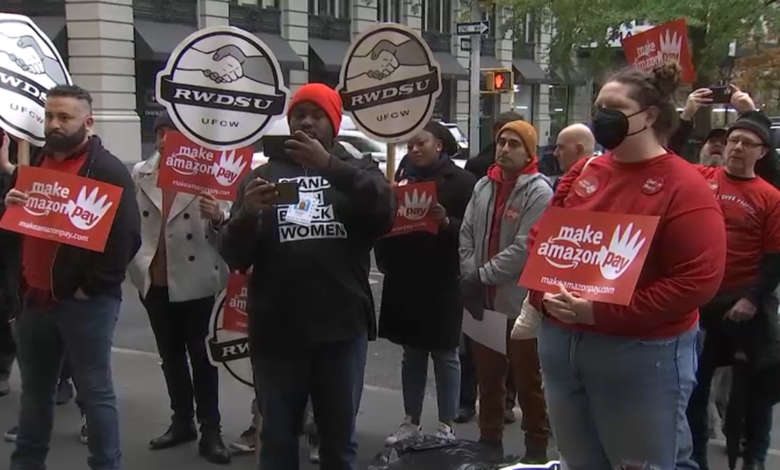Trabajadores de Amazon protestan el Black Friday 1 Trabajadores de Amazon protestan el Black Friday