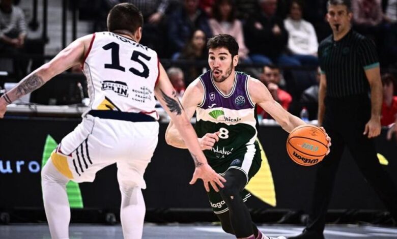 71-90: Un sólido Unicaja avanza de ronda en Dijon 1 71-90: Un sólido Unicaja avanza de ronda en Dijon