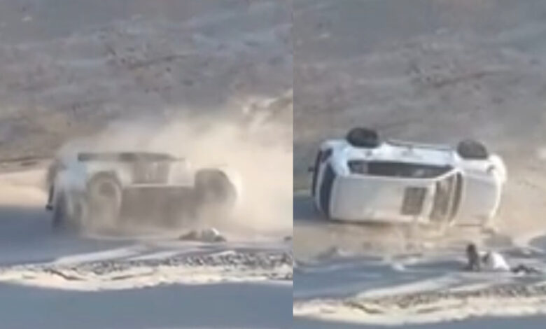 Aficionados mexicanos se accidentan en dunas de Qatar | Video 1 Aficionados mexicanos se accidentan en dunas de Qatar | Video