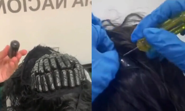 Caen dos mujeres por llevar cocaína oculta en extensiones de cabello | Video 1 Caen dos mujeres por llevar cocaína oculta en extensiones de cabello | Video