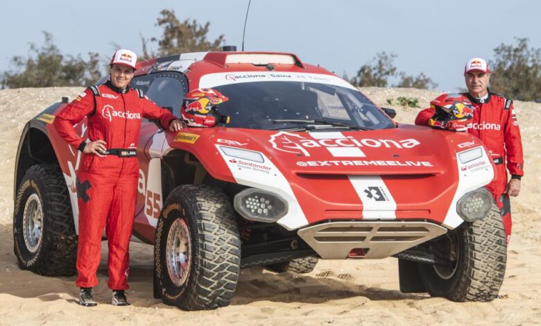 Carlos Sainz y Laia Sanz, segundos en la clasificación para la final del Rally Extreme-E 1 Carlos Sainz y Laia Sanz, segundos en la clasificación para la final del Rally Extreme-E