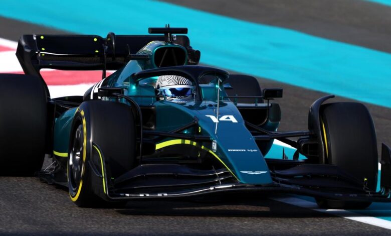Fernando Alonso ya trabaja con Aston Martin en Abu Dhabi 1 Fernando Alonso ya trabaja con Aston Martin en Abu Dhabi
