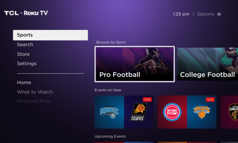La pantalla de inicio de Roku gana una nueva pestaña 'Deportes' para que los usuarios accedan a contenido deportivo en vivo y bajo demanda 1 La pantalla de inicio de Roku gana una nueva pestaña 'Deportes' para que los usuarios accedan a contenido deportivo en vivo y bajo demanda