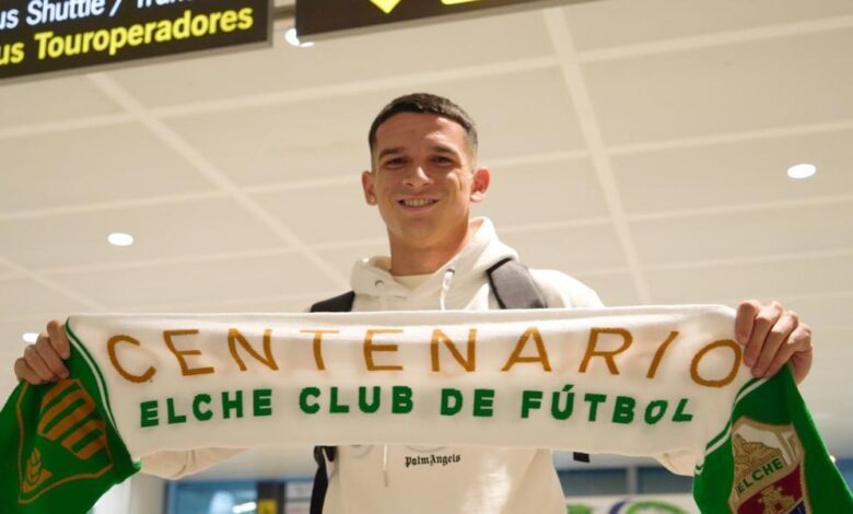 Lautaro Blanco aterriza en Elche para ponerse a las órdenes de Machín 1 Lautaro Blanco aterriza en Elche para ponerse a las órdenes de Machín