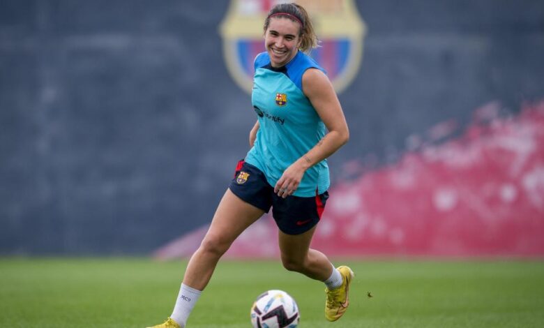 Mariona Caldentey, novedad del Barça ante el Atlético 1 Mariona Caldentey, novedad del Barça ante el Atlético
