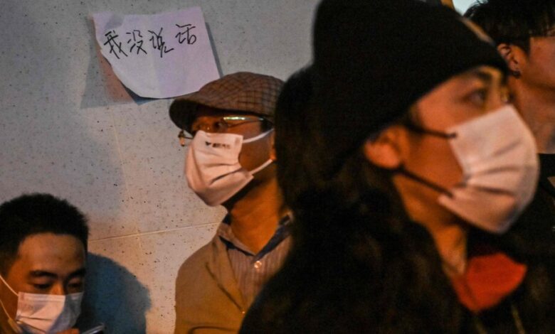 Memes, juegos de palabras y hojas de papel en blanco: los creativos actos de protesta de China 1 Memes, juegos de palabras y hojas de papel en blanco: los creativos actos de protesta de China