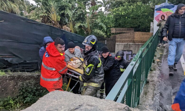Varias personas desaparecidas por un corrimiento de tierra en la isla italiana de Ischia 1 Varias personas desaparecidas por un corrimiento de tierra en la isla italiana de Ischia