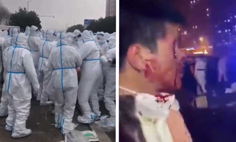 Violentas protestas en la mayor fábrica de Apple en China 1 Violentas protestas en la mayor fábrica de Apple en China