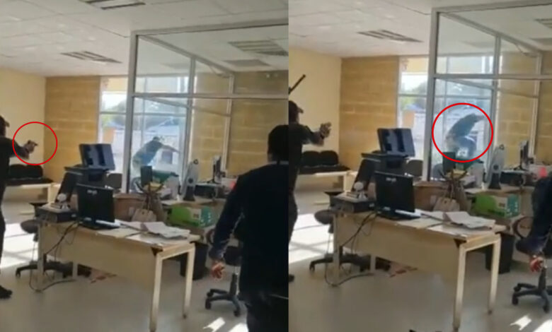 ¡Como película de acción! Hombre esposado escapa entre balas de juzgado en Jalisco | Video 1 ¡Como película de acción! Hombre esposado escapa entre balas de juzgado en Jalisco | Video