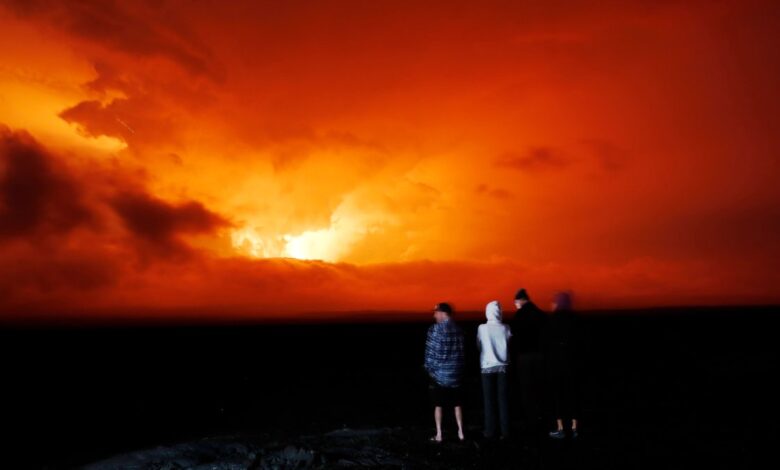 nativos honran los ríos de lava del Mauna Loa 1 nativos honran los ríos de lava del Mauna Loa