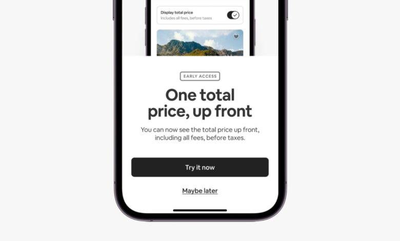 Airbnb está implementando una palanca para mostrarle el precio que incluye todas las tarifas 1 Airbnb está implementando una palanca para mostrarle el precio que incluye todas las tarifas