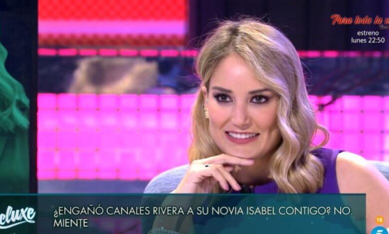 Alba Carrillo afirma haber estado con otro colaborador casado de Mediaset 1 Alba Carrillo afirma haber estado con otro colaborador casado de Mediaset