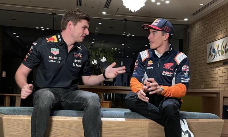 El curioso intercambio de elogios entre Max Verstappen y Marc Márquez 1 El curioso intercambio de elogios entre Max Verstappen y Marc Márquez
