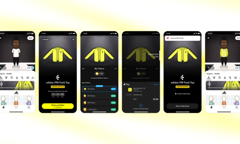 El último Bitmoji Drop de Snapchat presenta productos exclusivos de Adidas, pero hay una etiqueta de precio 1 El último Bitmoji Drop de Snapchat presenta productos exclusivos de Adidas, pero hay una etiqueta de precio