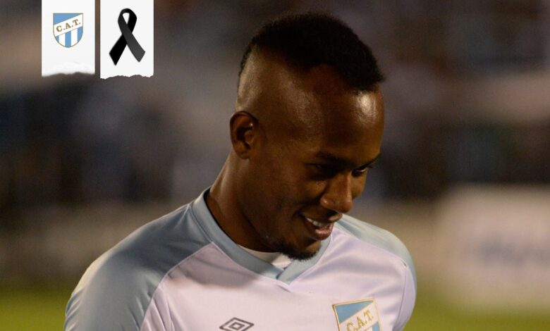 Fallece futbolista colombiano durante un entrenamiento del Atlético Tucumán | Tuit 1 Fallece futbolista colombiano durante un entrenamiento del Atlético Tucumán | Tuit