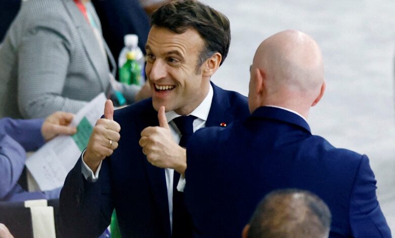 Qatar 2022: Anuncian asistencia de los Macron en Lusail Stadium | Video 1 Qatar 2022: Anuncian asistencia de los Macron en Lusail Stadium | Video
