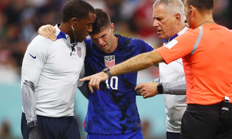 Qatar 2022: Christian Pulisic presenta una contusión pélvica | Video 1 Qatar 2022: Christian Pulisic presenta una contusión pélvica | Video